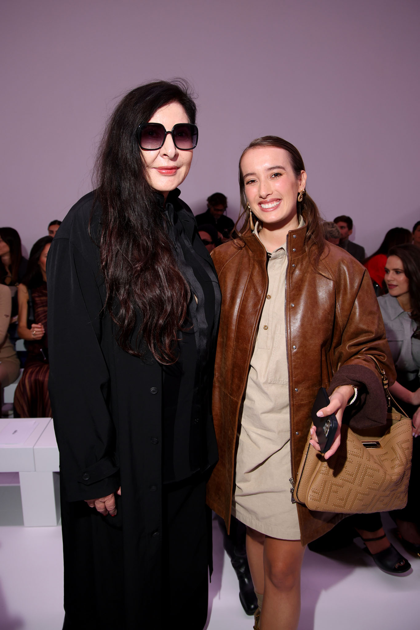 Marina Abramović, Leonetta Luciano Fendi_at Fendi W SS25_215