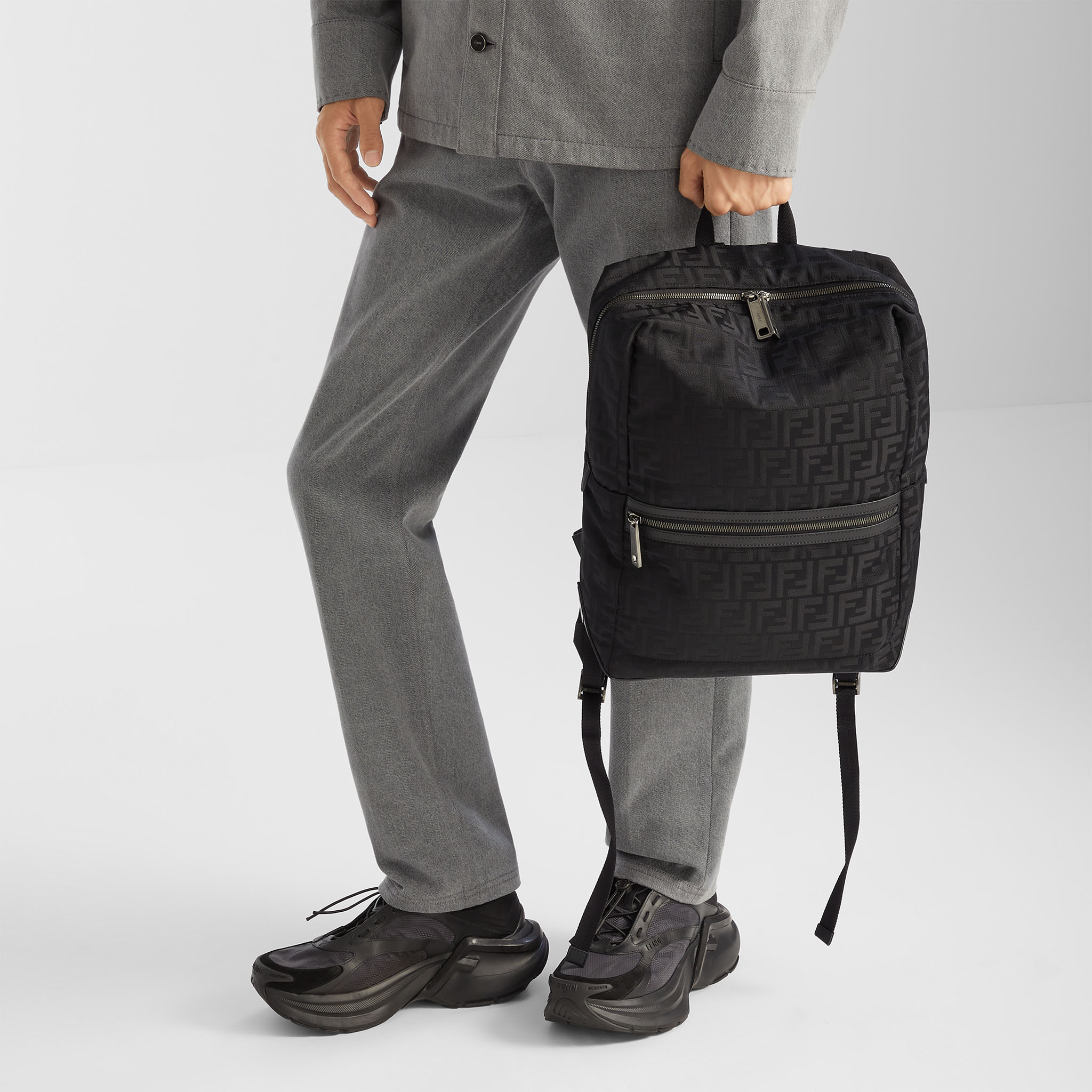 FENDI ブラウン ブラック バッグ FENDI（フェンディ） バッグ レディース FENDI 2WAY トートバッグ