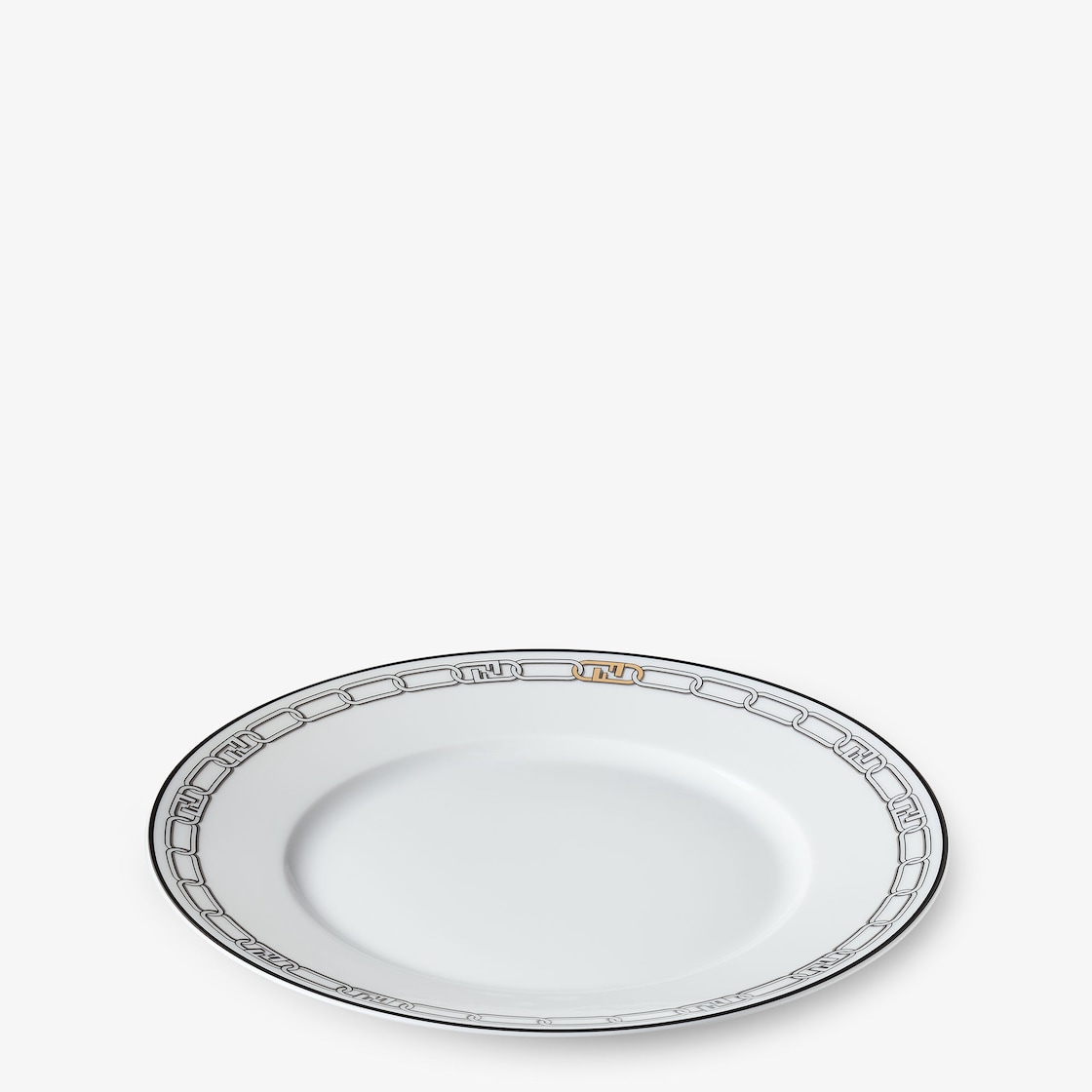 Set of Two Fendi O’Lock Plates White - Image 2/4