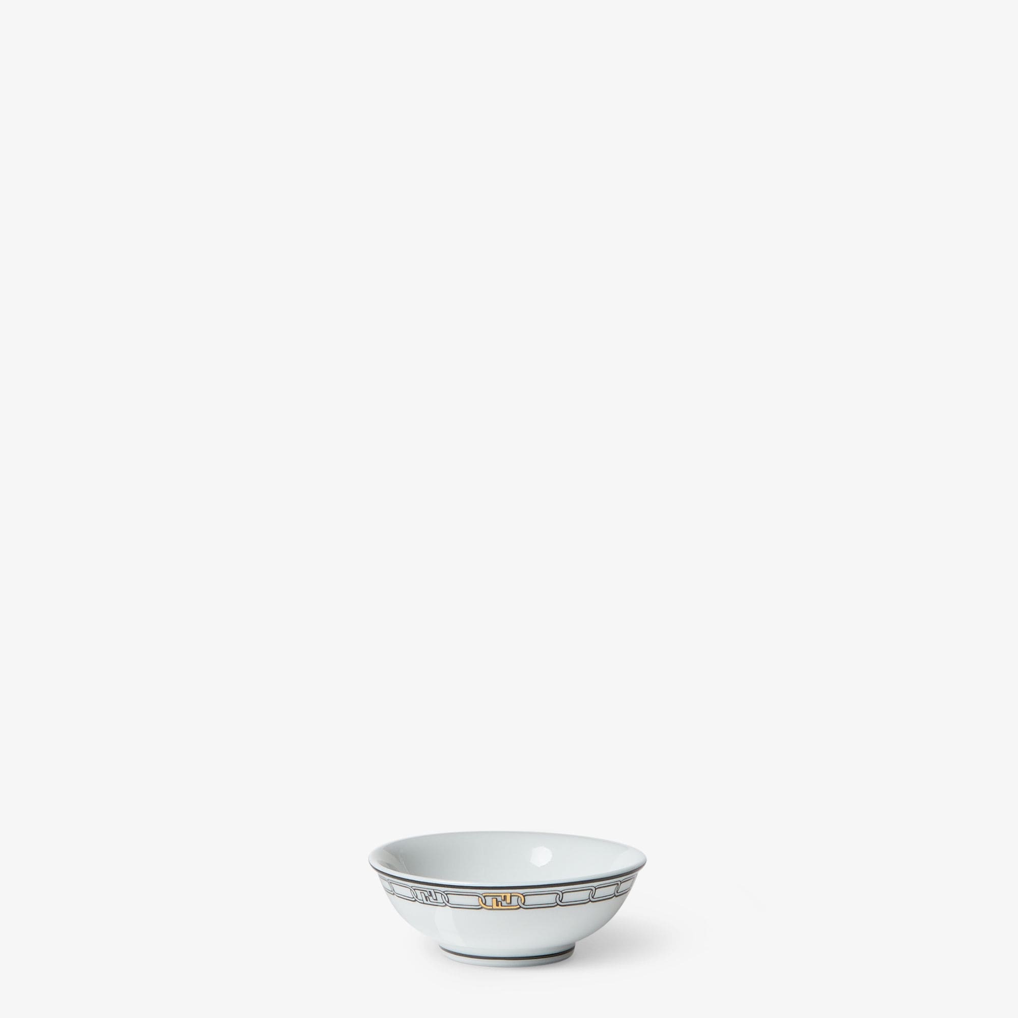 Set of Two Fendi O'Lock Bowls - White | FENDI US