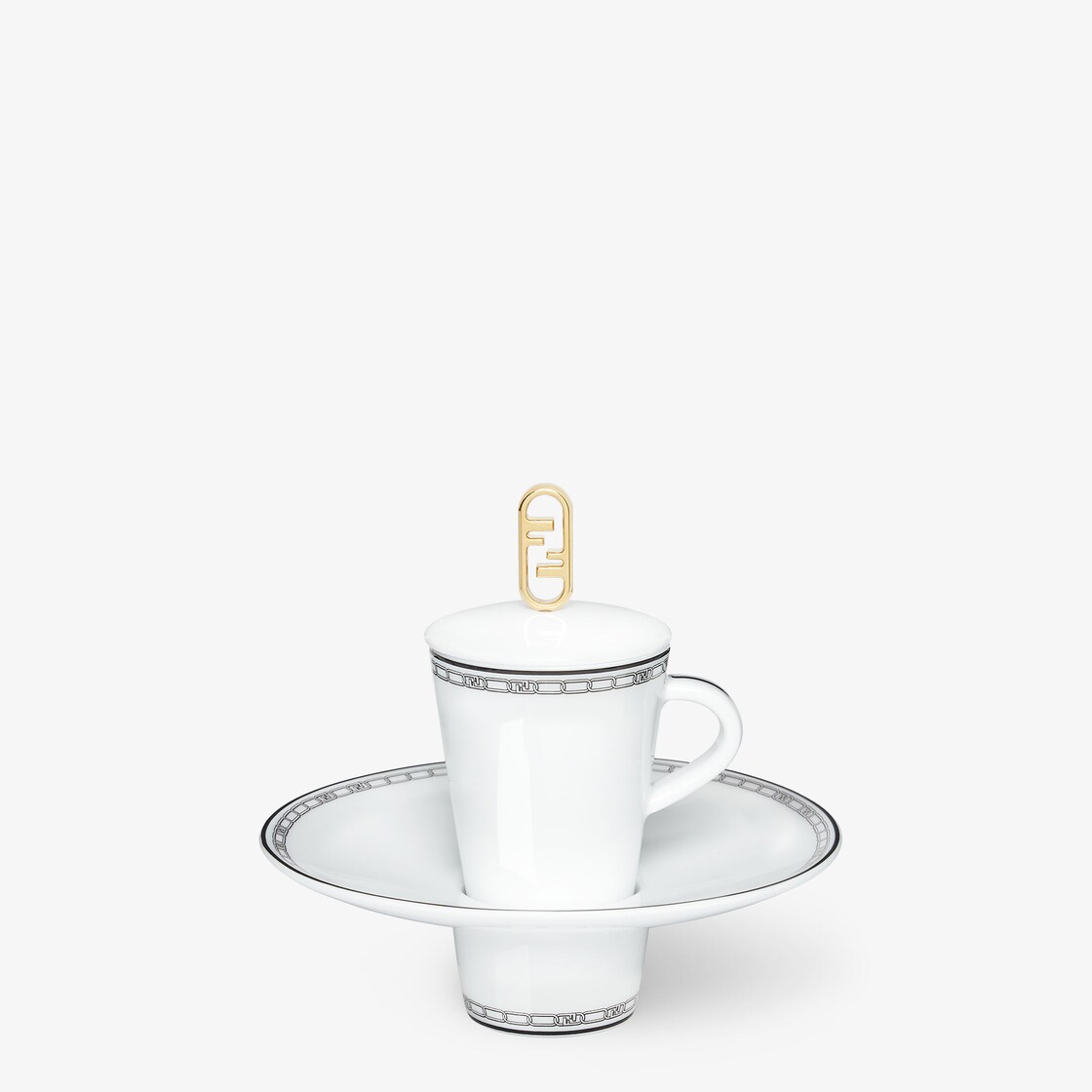 【美品】FENDI コーヒーモチーフ