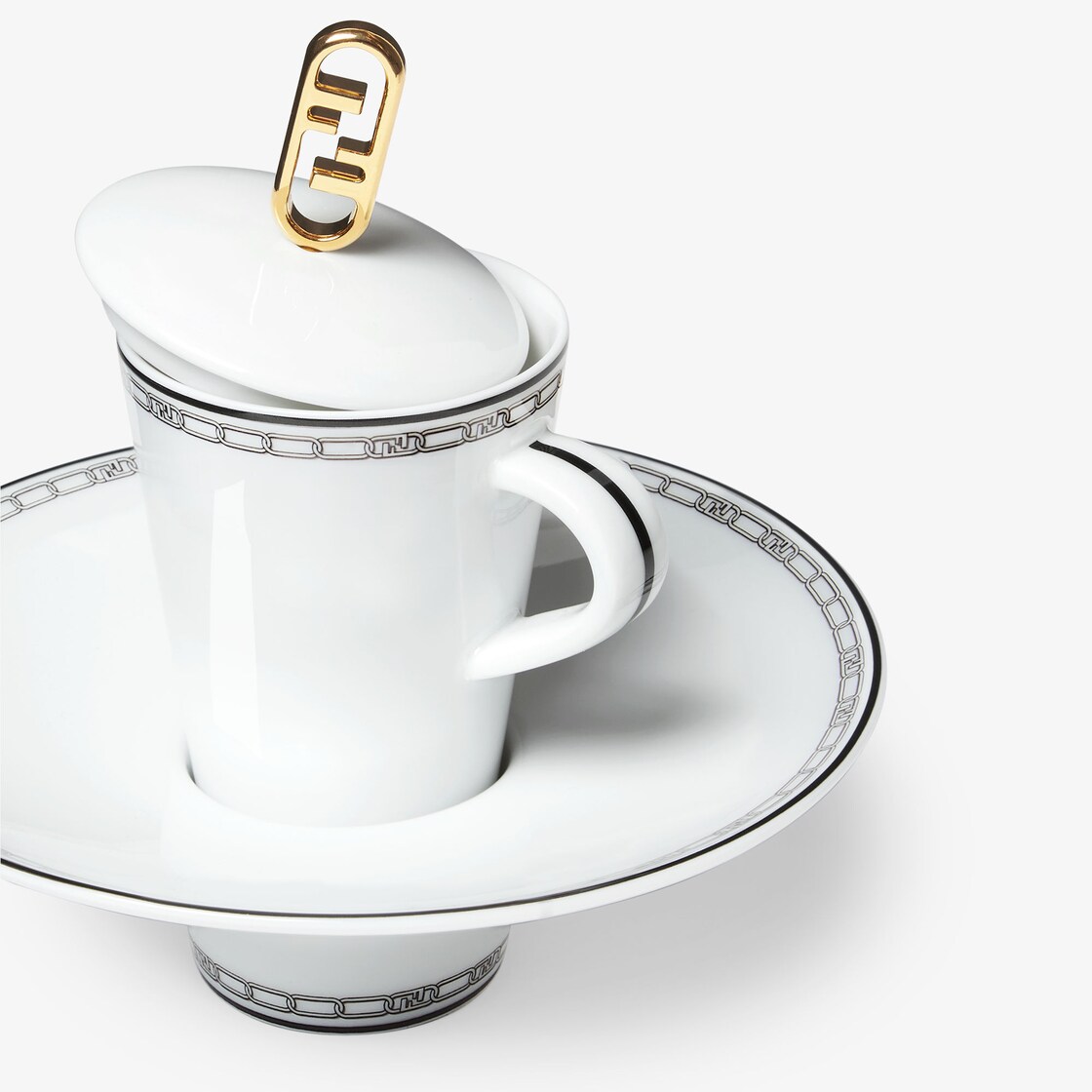 Fendi O’Lock Coffee Cup White - Image 5/5