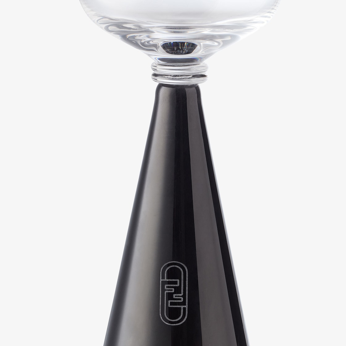 Fendi O’Lock White Wine Glass Black - Image 2/2
