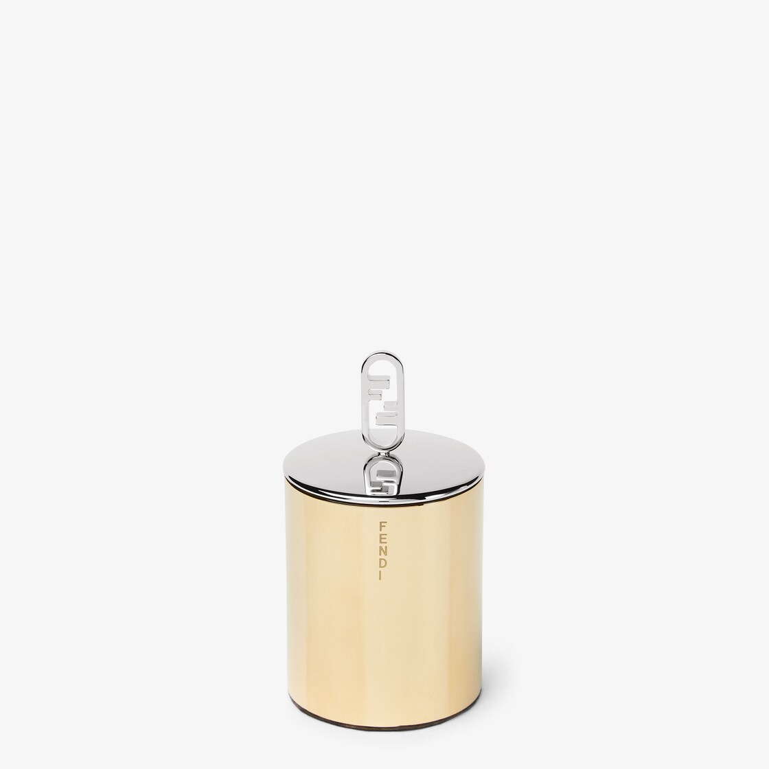 Fendi O Lock candle Gold coloured Pequin metal candle Fendi