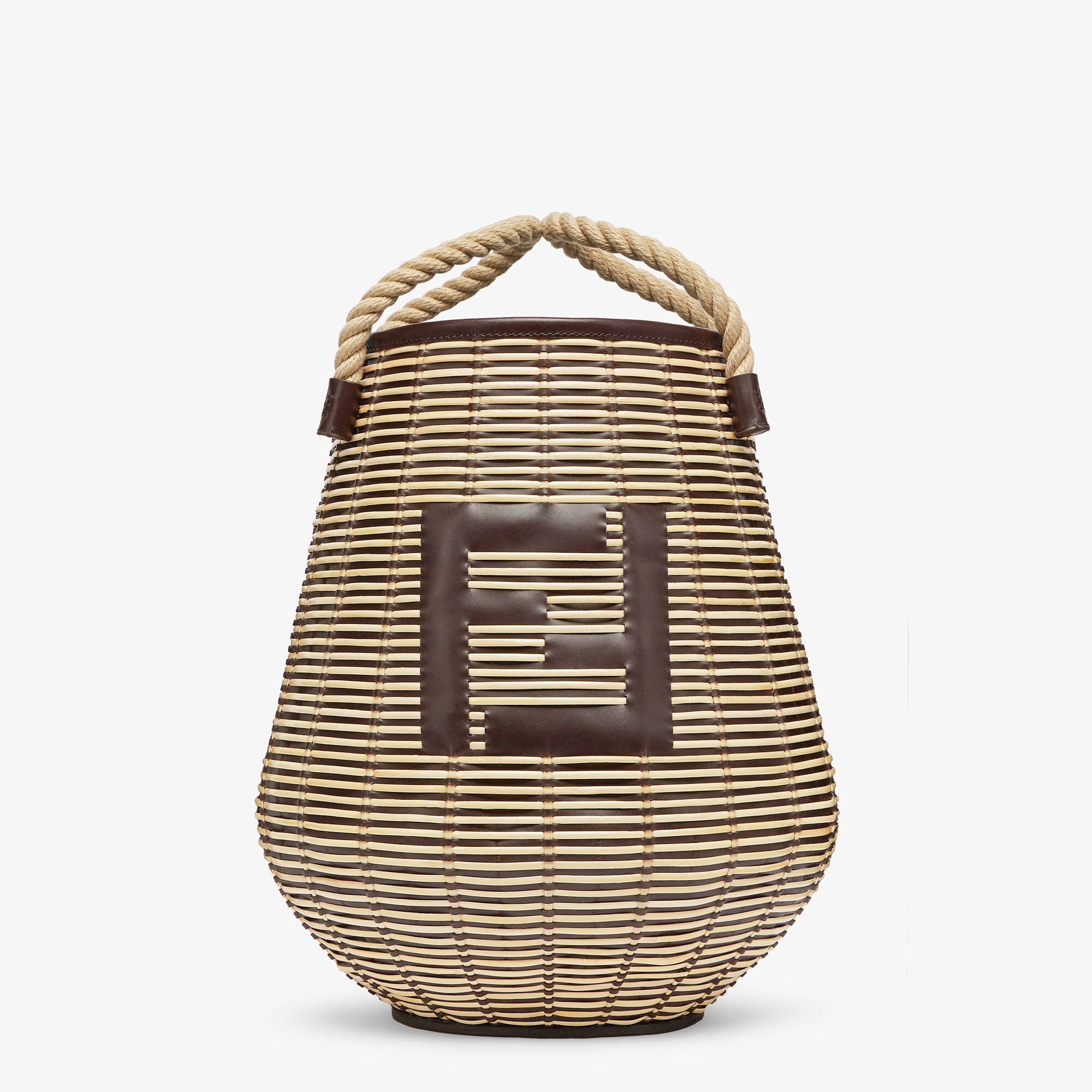 FENDI☆カゴバッグ Basket Medium Leather Brown | Fendi