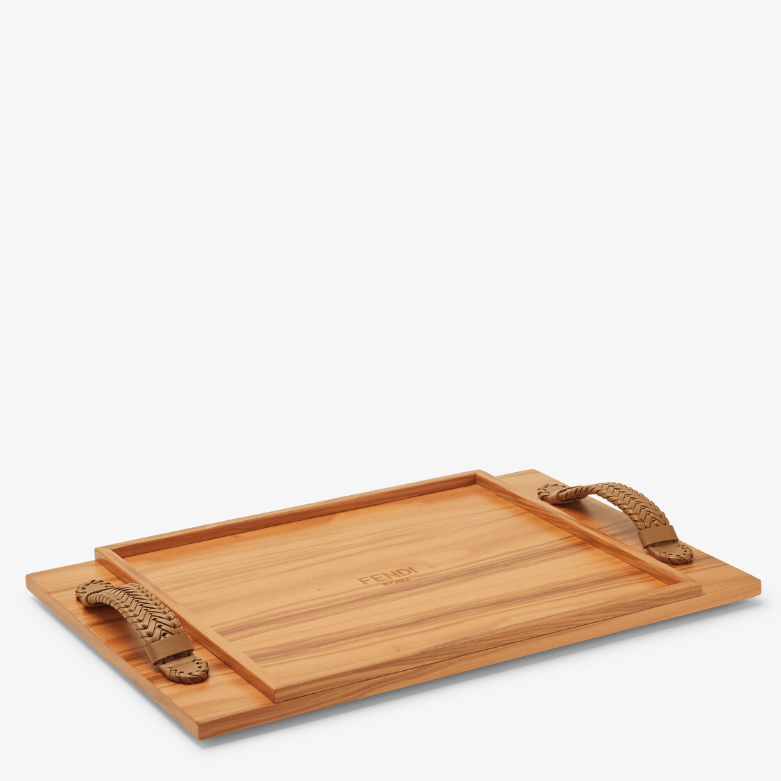 Fendi Roma Tray Wood Brown - Image 1/3