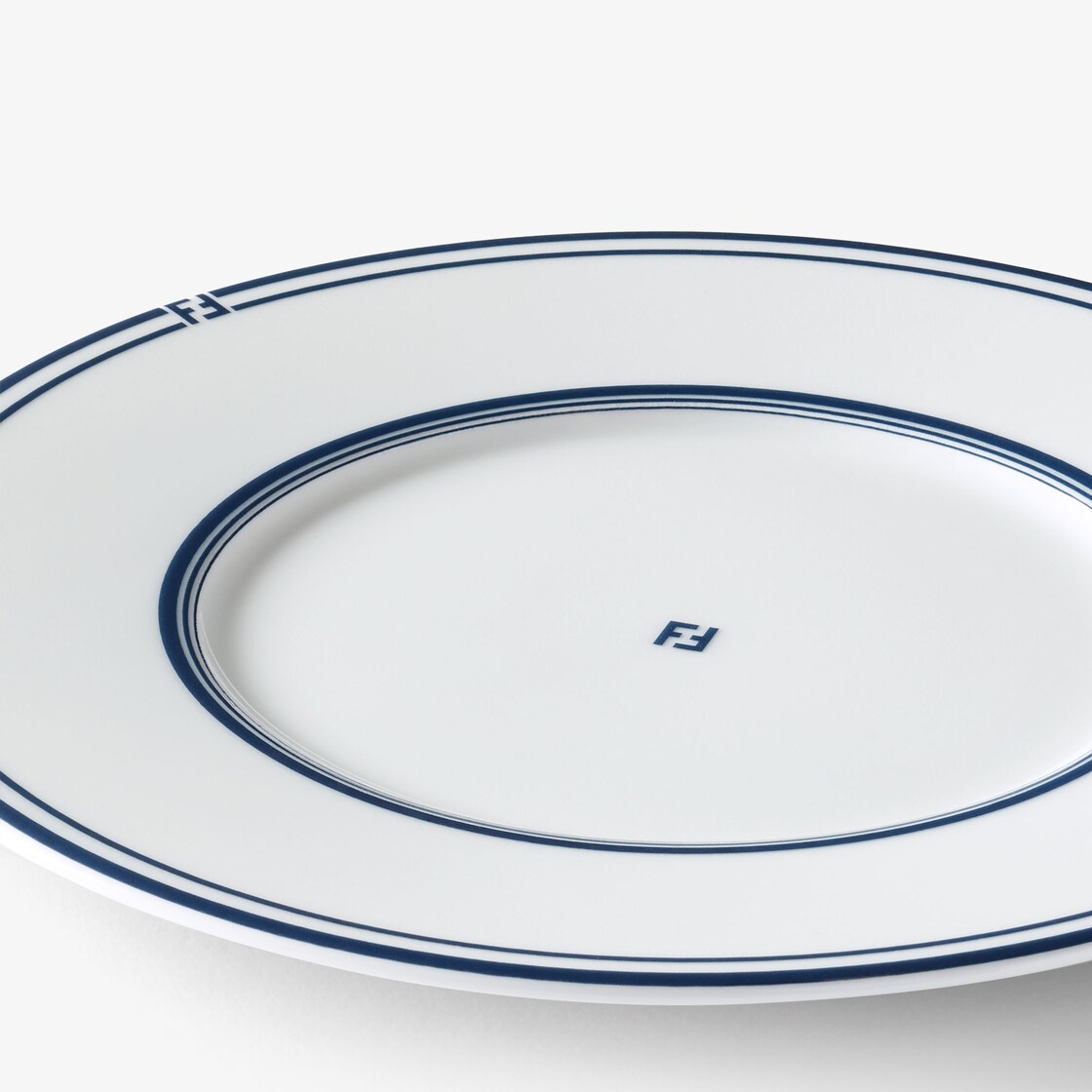 Set Of Two FF Bread Plates Porcelain Multicolour - Image 4/4