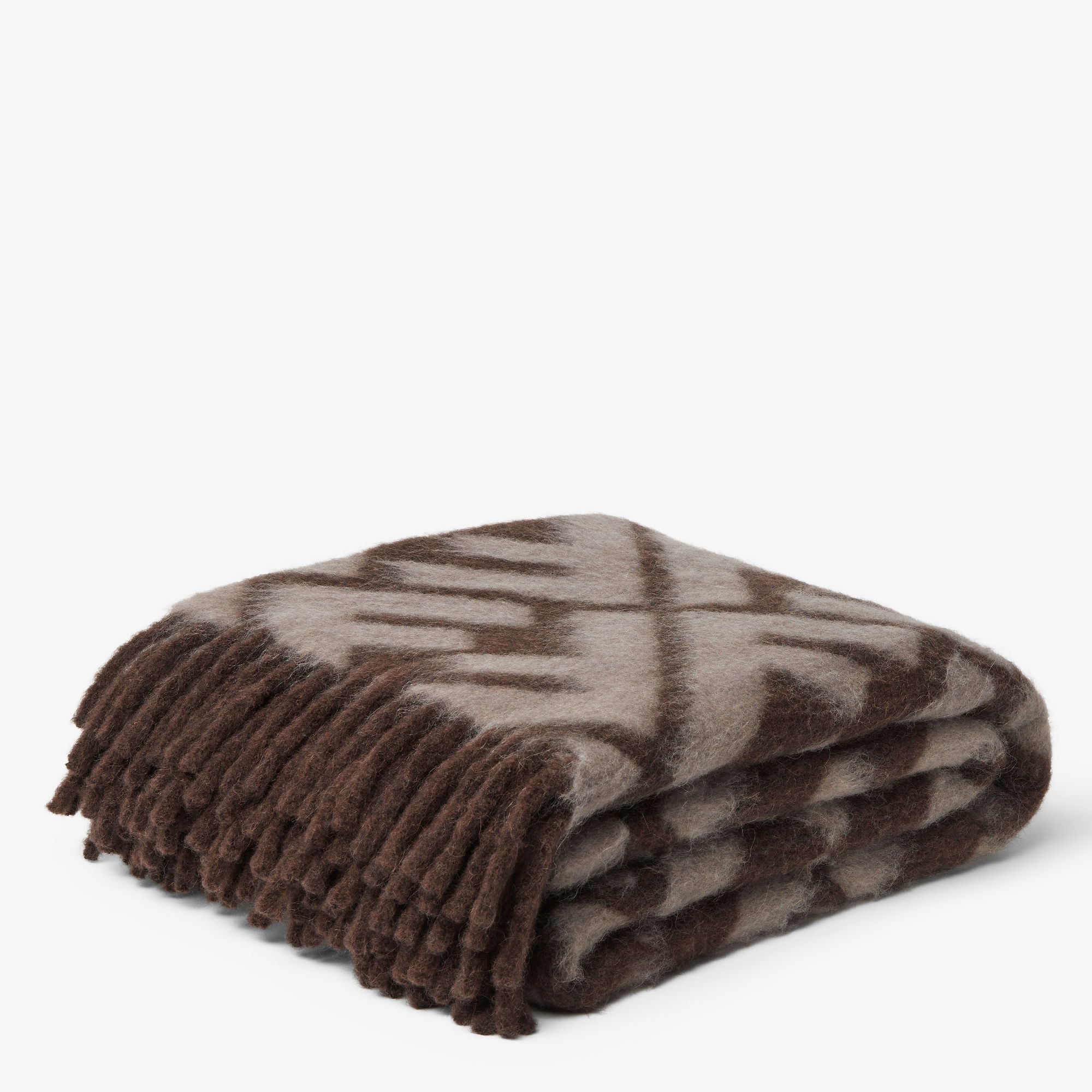 FFブランケット ウール ブラウン | Fendi