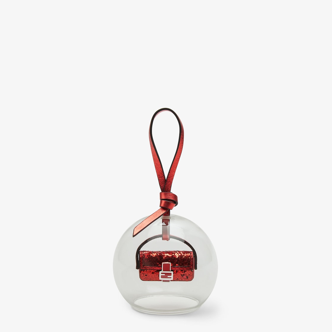 Baguette Christmas Bauble Glass Red - Image 1/1