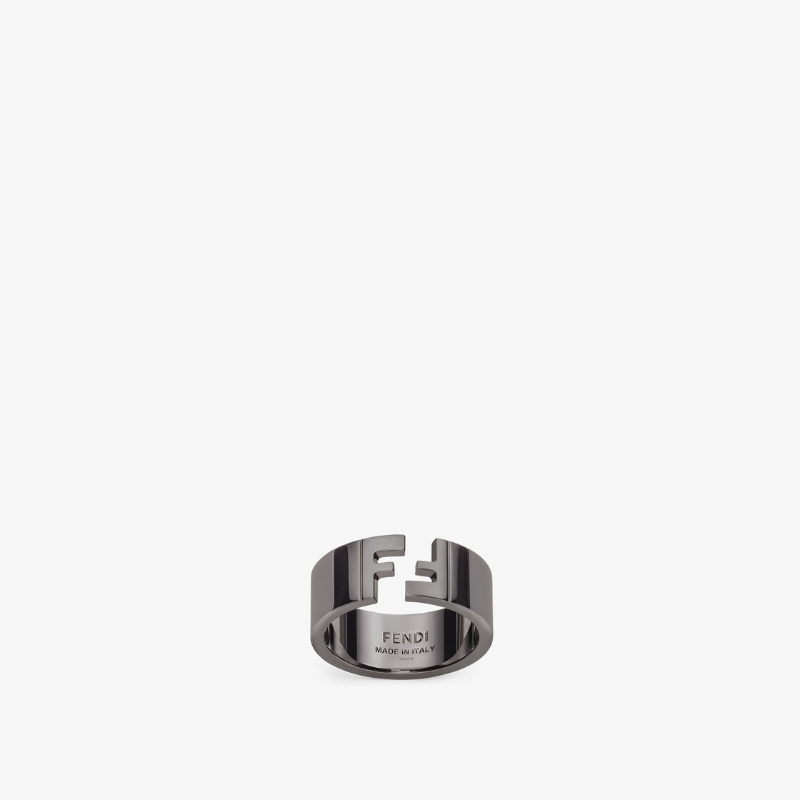 Ring - Ruthenium-coloured ring | Fendi