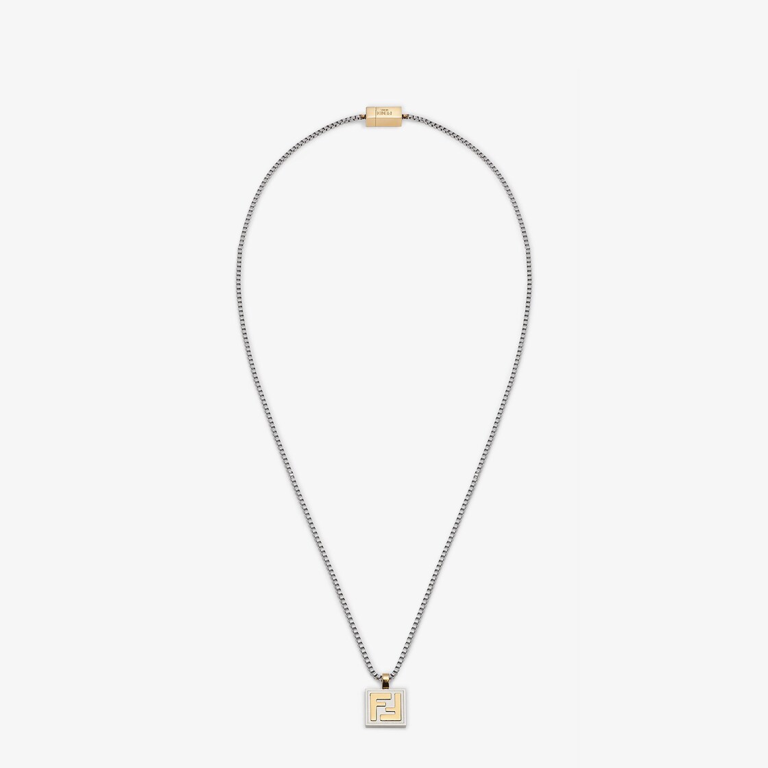 Fendi O'Lock Necklace - Silver-colored necklace