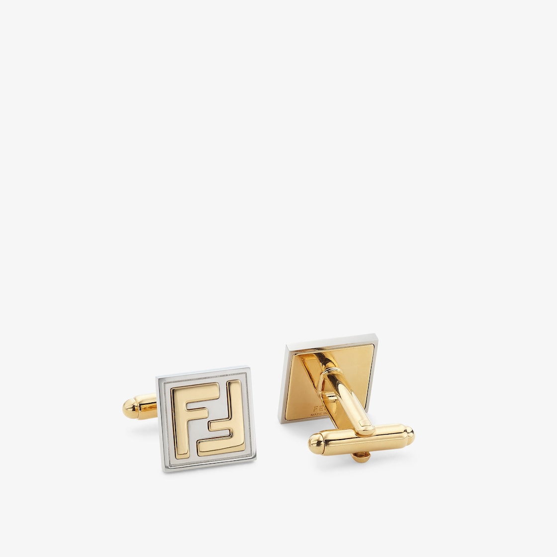 カフリンクス シルバー&ゴールド仕上げ シルバー、ゴールド | Fendi カフリンクス シルバー&ゴールド仕上げ シルバー、ゴールド | Fendi