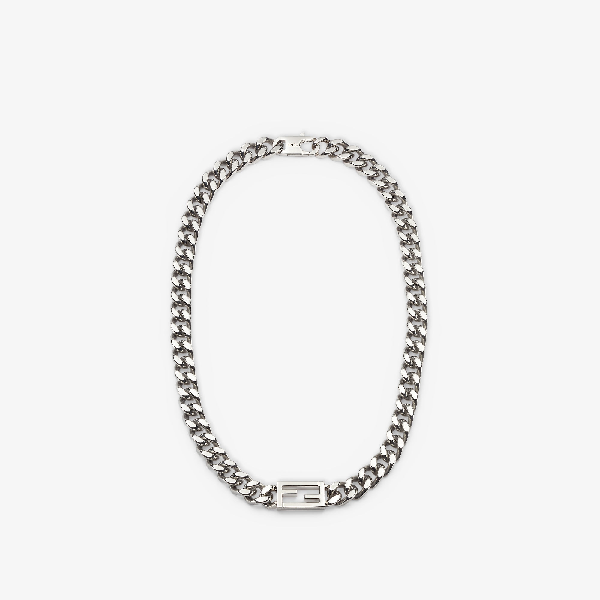 バゲット ネックレス シルバー仕上げ シルバー | Fendi バゲット ネックレス シルバー仕上げ シルバー | Fendi