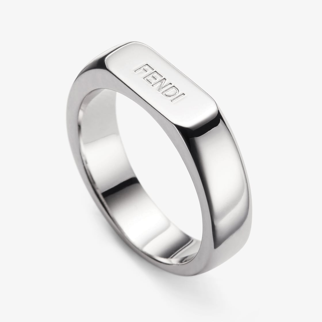 Fendi ring deals silver womens