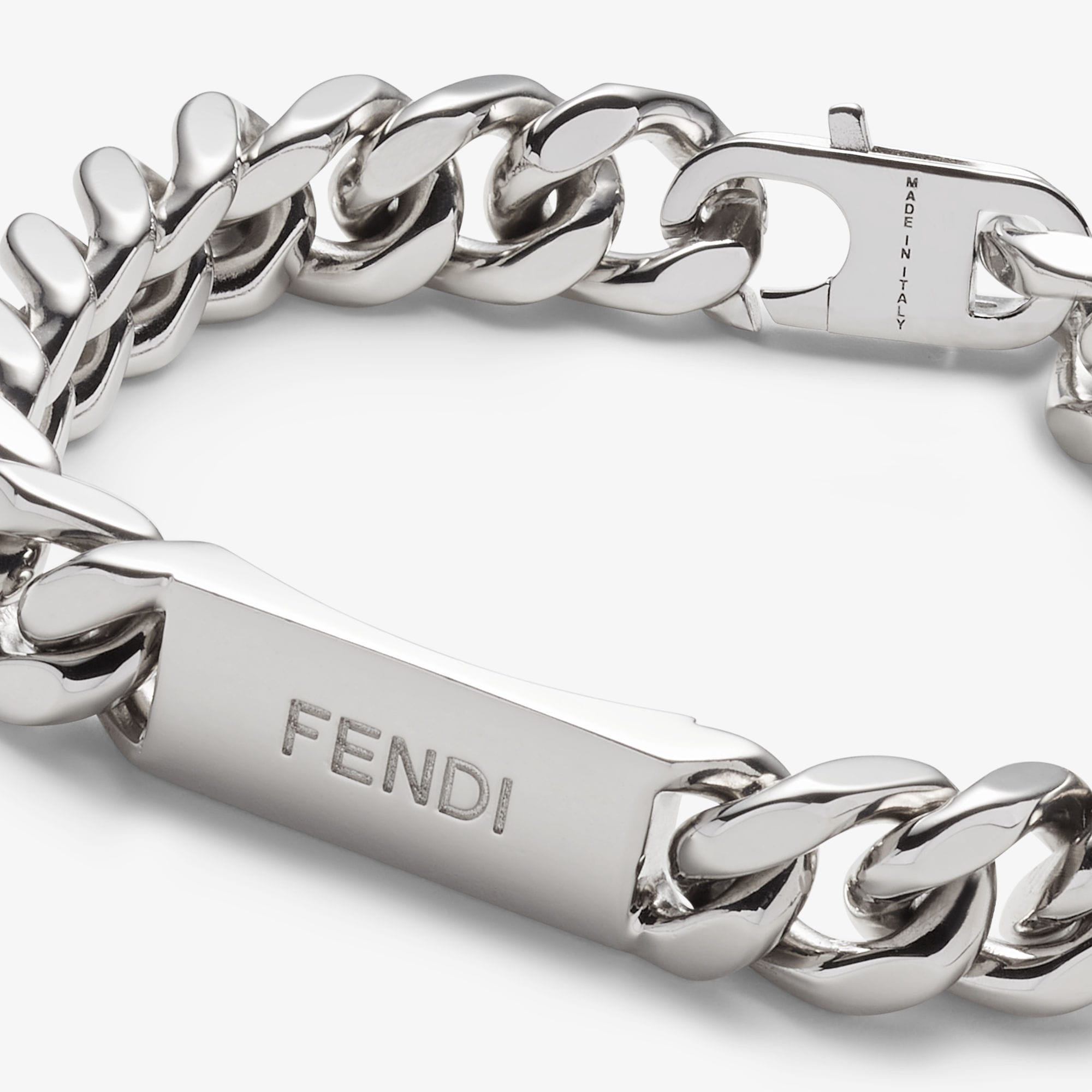 Fendi men's leather bracelet online