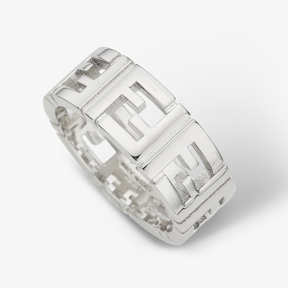 Fendi Wide-band ring with FF motif | Thumbnail 2