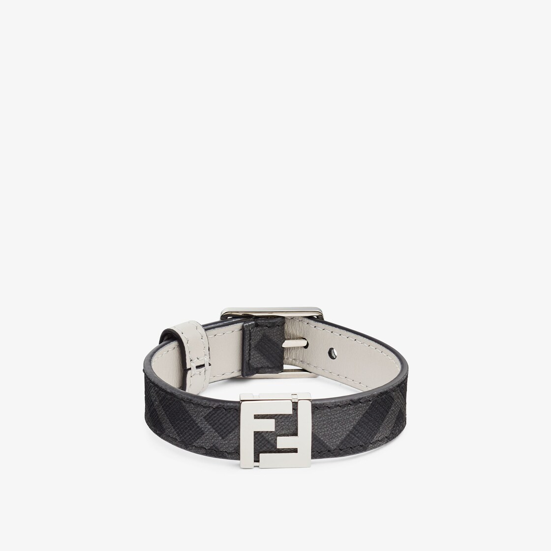 Fendi men's store leather bracelet