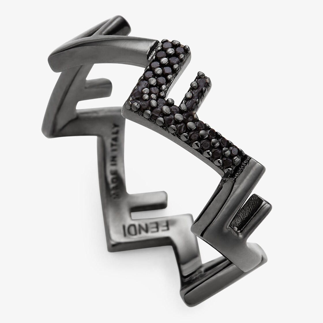 Fendi Five Ring Ruthenium finish Black - Image 3/4