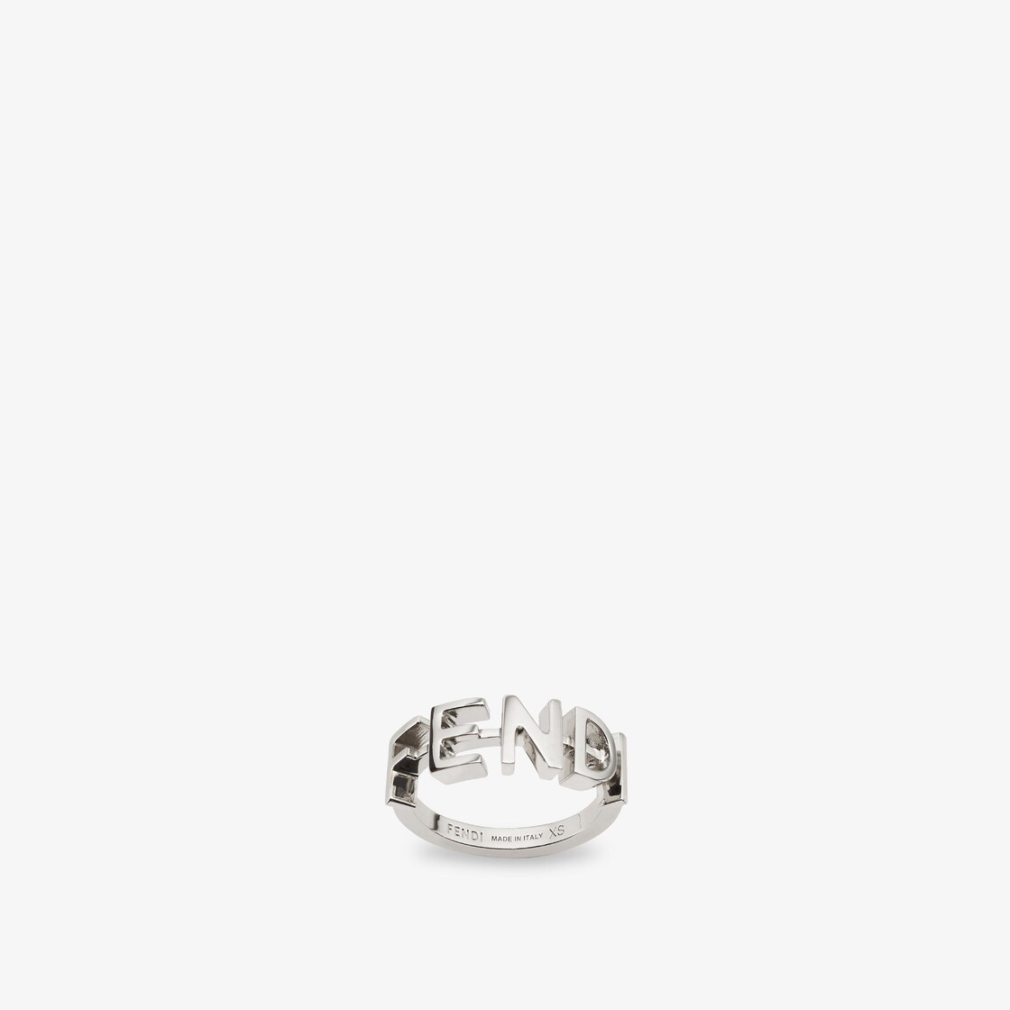 Silver fendi discount ring