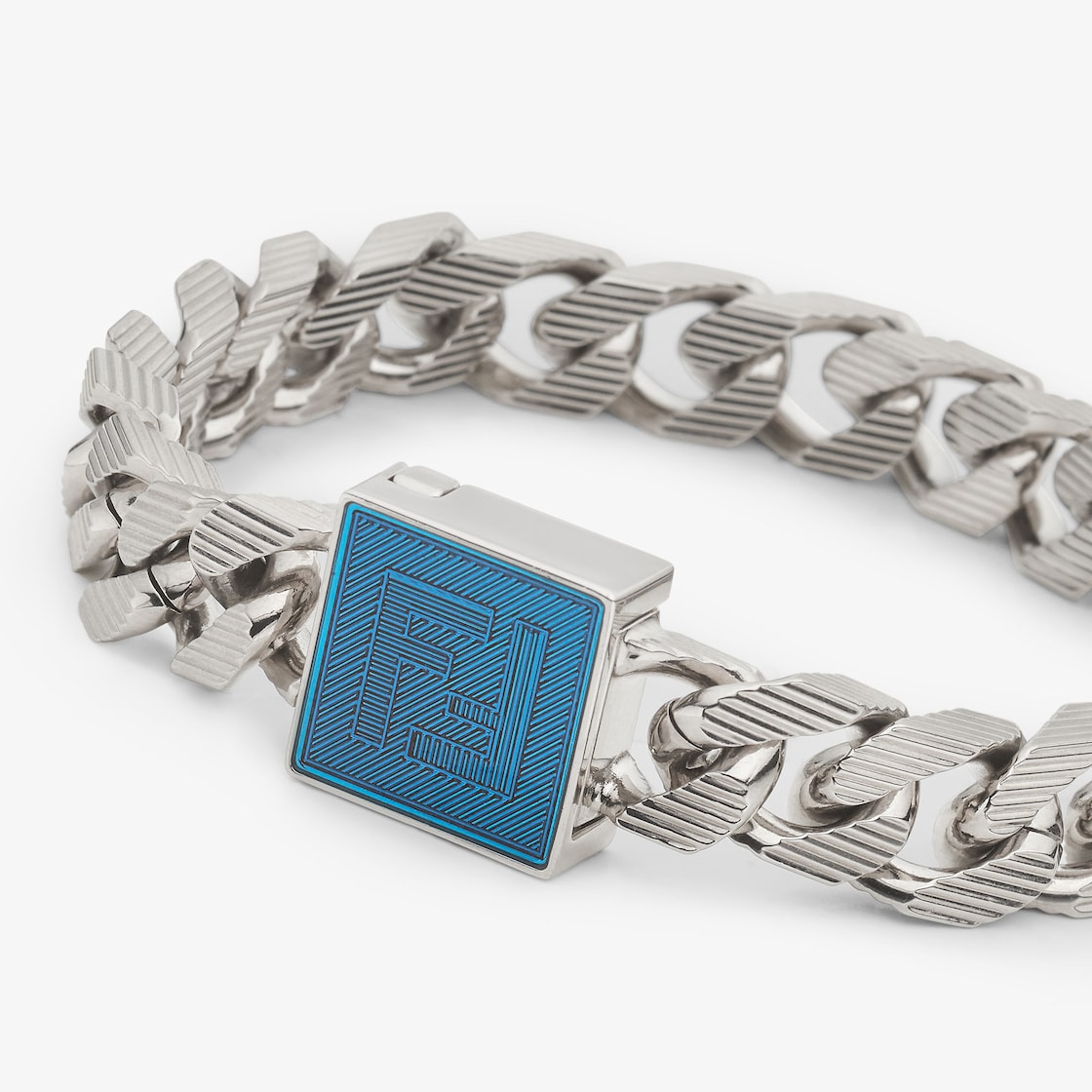 FENDI フェンディ シャドー ブレスレット シルバー M FENDI シルバー