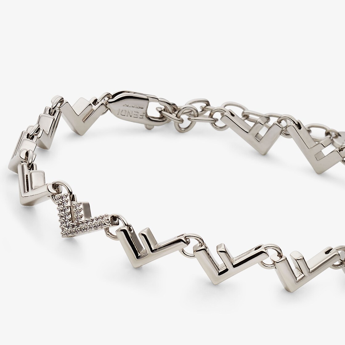 Fendi Five Bracelet Silver finish Silver