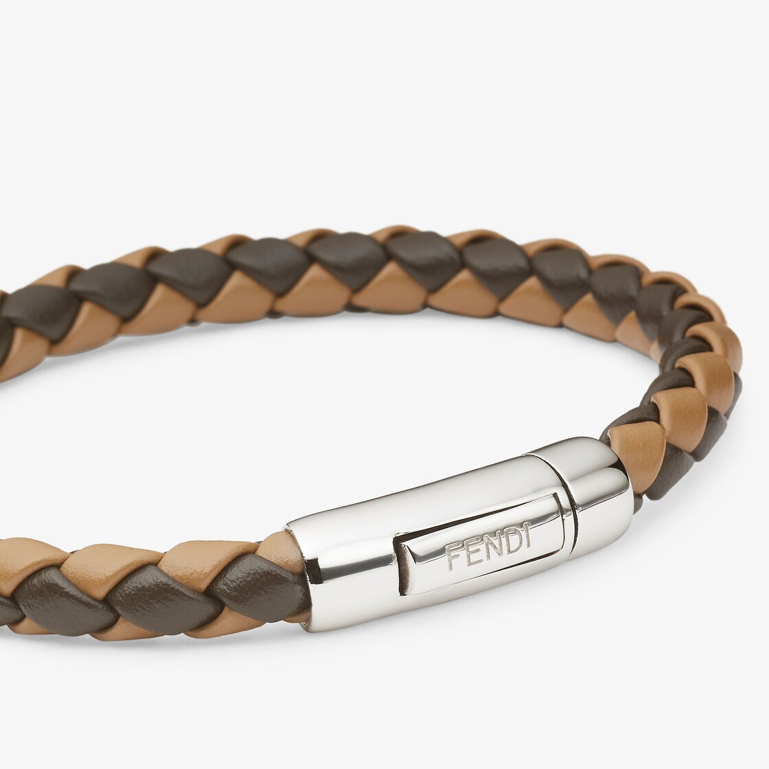 Fendi leather bracelet hotsell