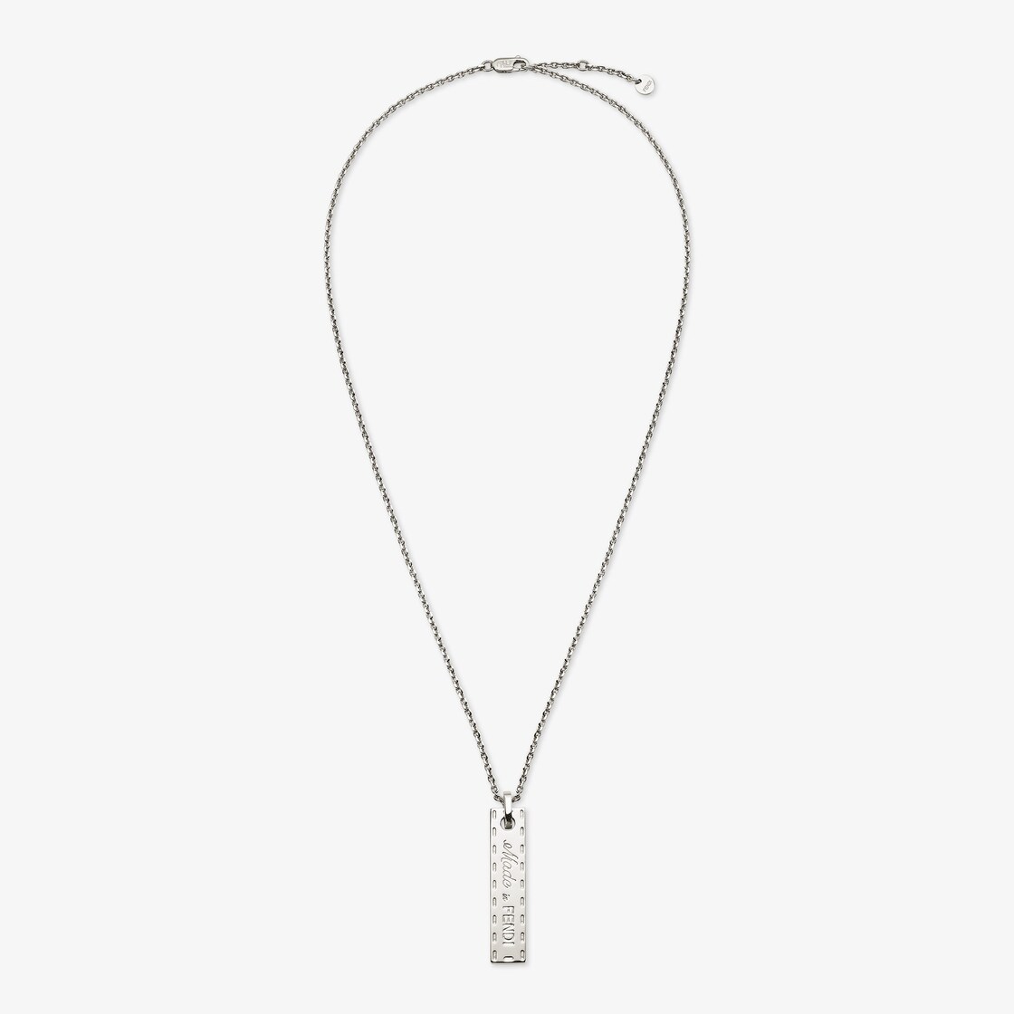 Silver deals fendi necklace