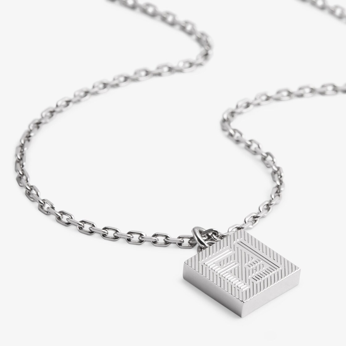 Fendi Shadow Necklace Silver finish Silver - Image 2/3