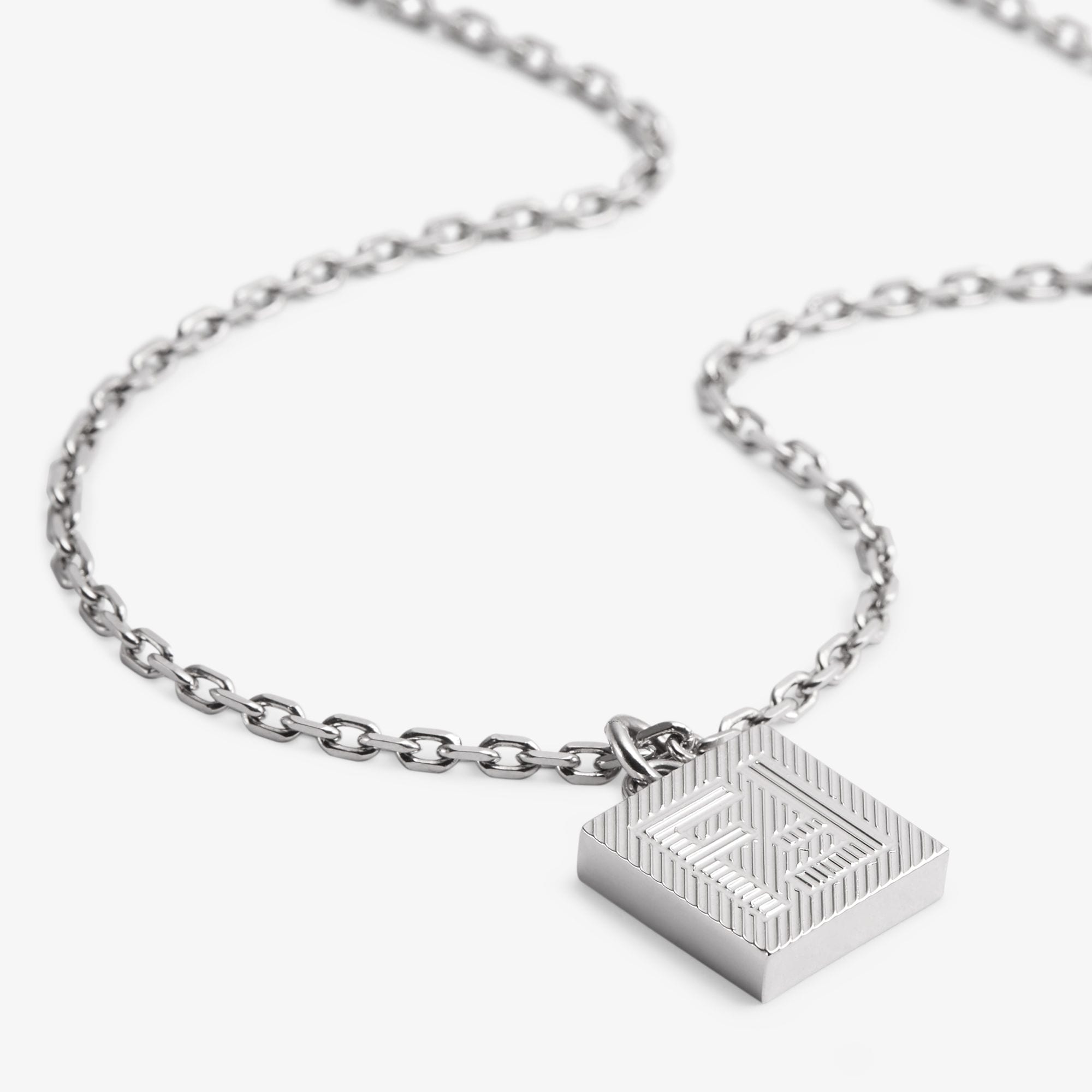 フェンディ シャドー ネックレス シルバー仕上げ シルバー | Fendi フェンディ シャドー ネックレス シルバー仕上げ シルバー | Fendi