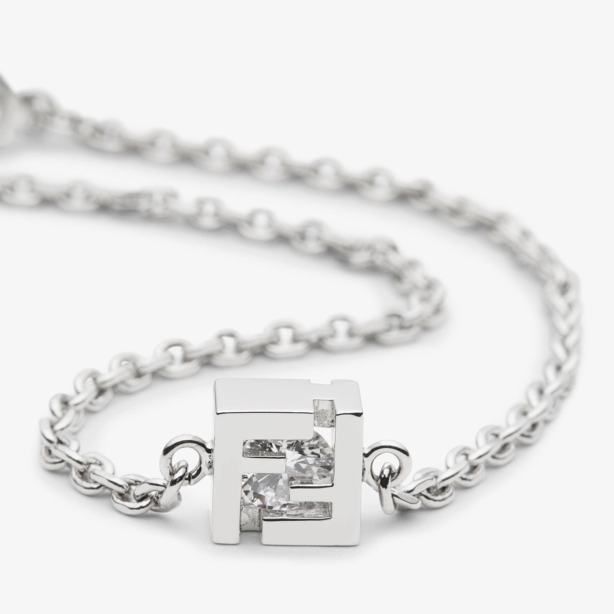FFブレスレット シルバー仕上げ シルバー | Fendi FFブレスレット シルバー仕上げ シルバー | Fendi