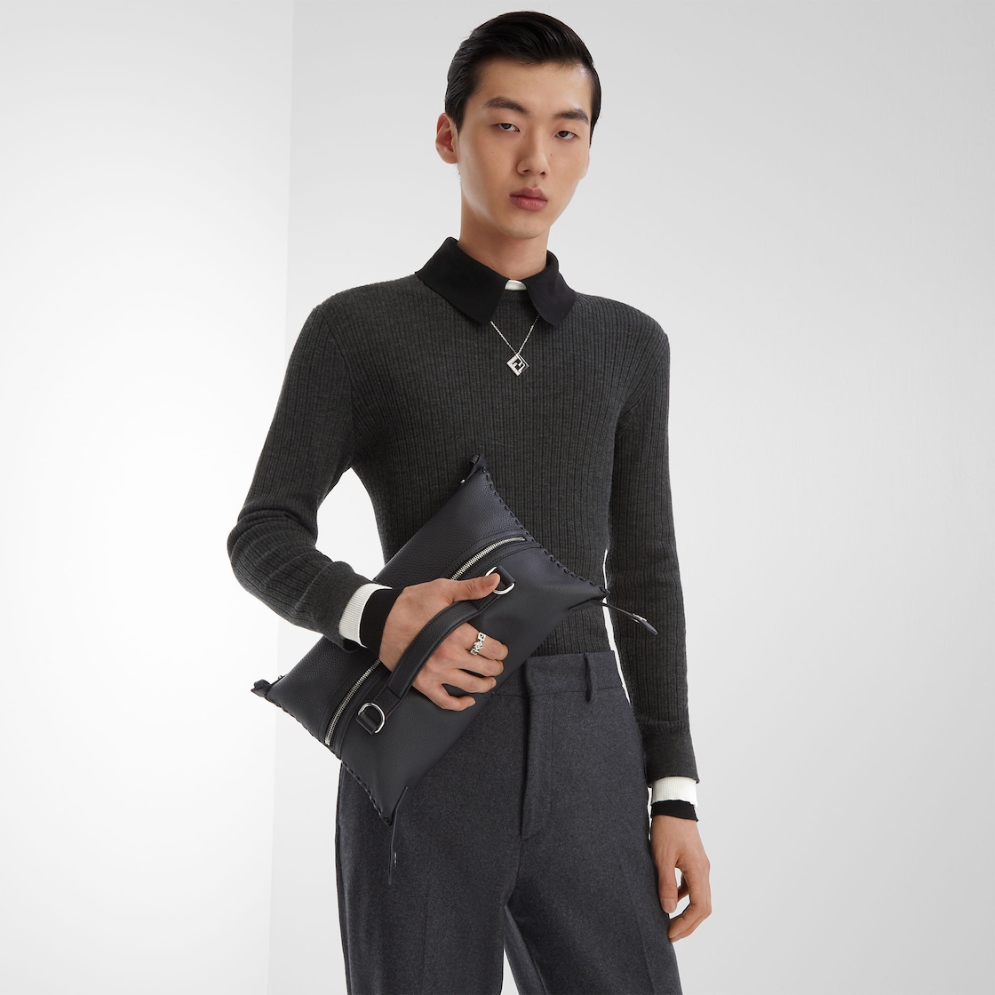 FFネックレス シルバー仕上げ シルバー | Fendi FFネックレス シルバー仕上げ シルバー | Fendi