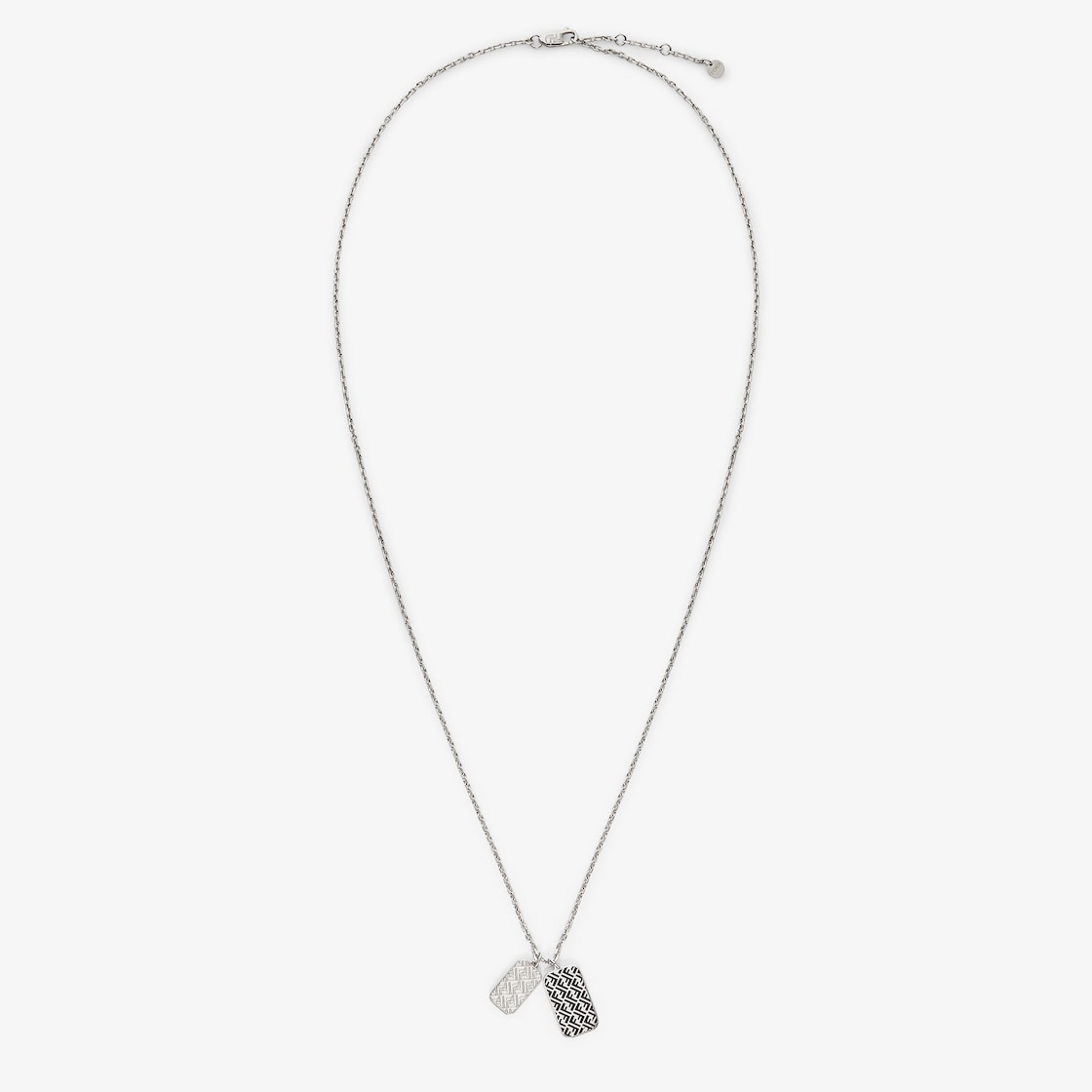 Fendi Hexagon Necklace Silver finish Silver - Image 1/3