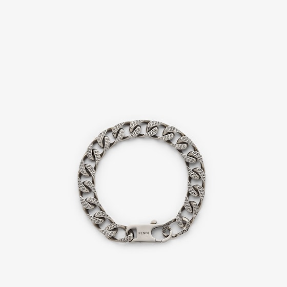 Fendi Ff Bracelet In Metallic