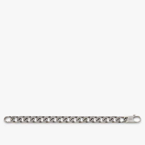 Fendi Bracelet with chain links decorated with engraved FF details | Thumbnail 2