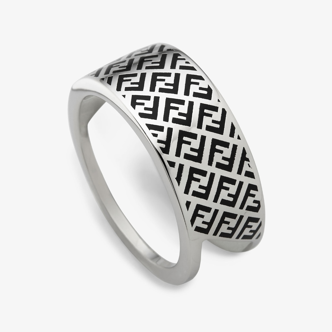 Fendi Hexagon Ring Silver finish Silver - Image 2/2