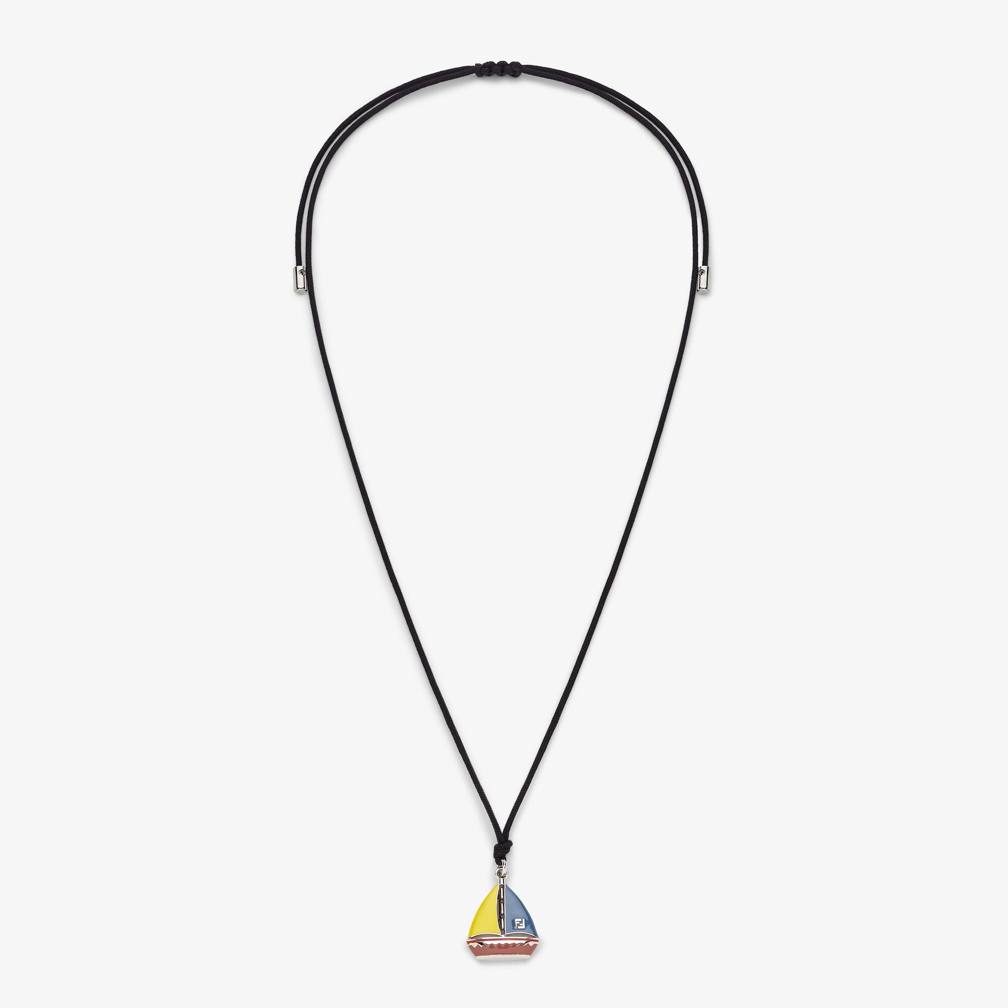 Sailboat Necklace Silver finish Multicolor | Fendi