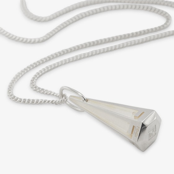Fendi Thin chain link necklace made of sterling 925 for | Thumbnail 3
