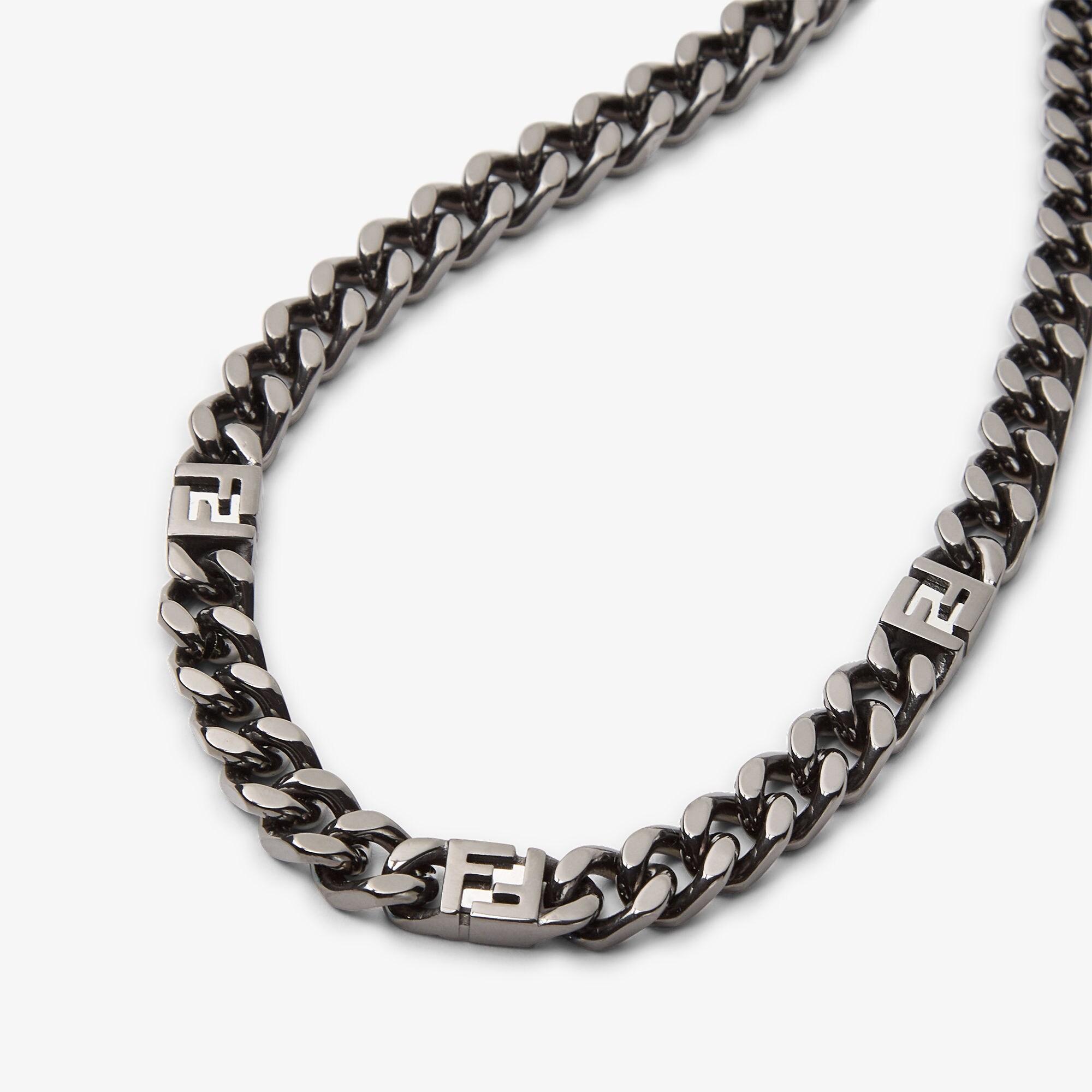 FENDI ブラックメタル チェーンネックレス 7AK017AW2RF1UY6_02?wid=2000&