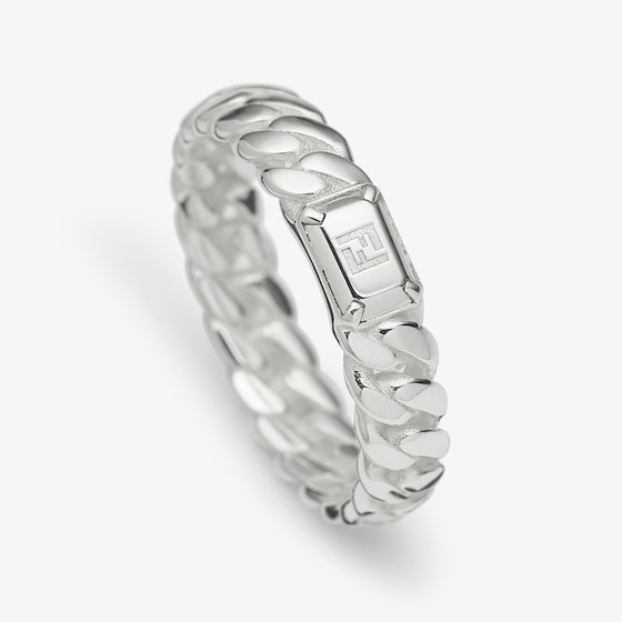 Fendi Chain link ring made of sterling 925 for an extraordinary | Thumbnail 2