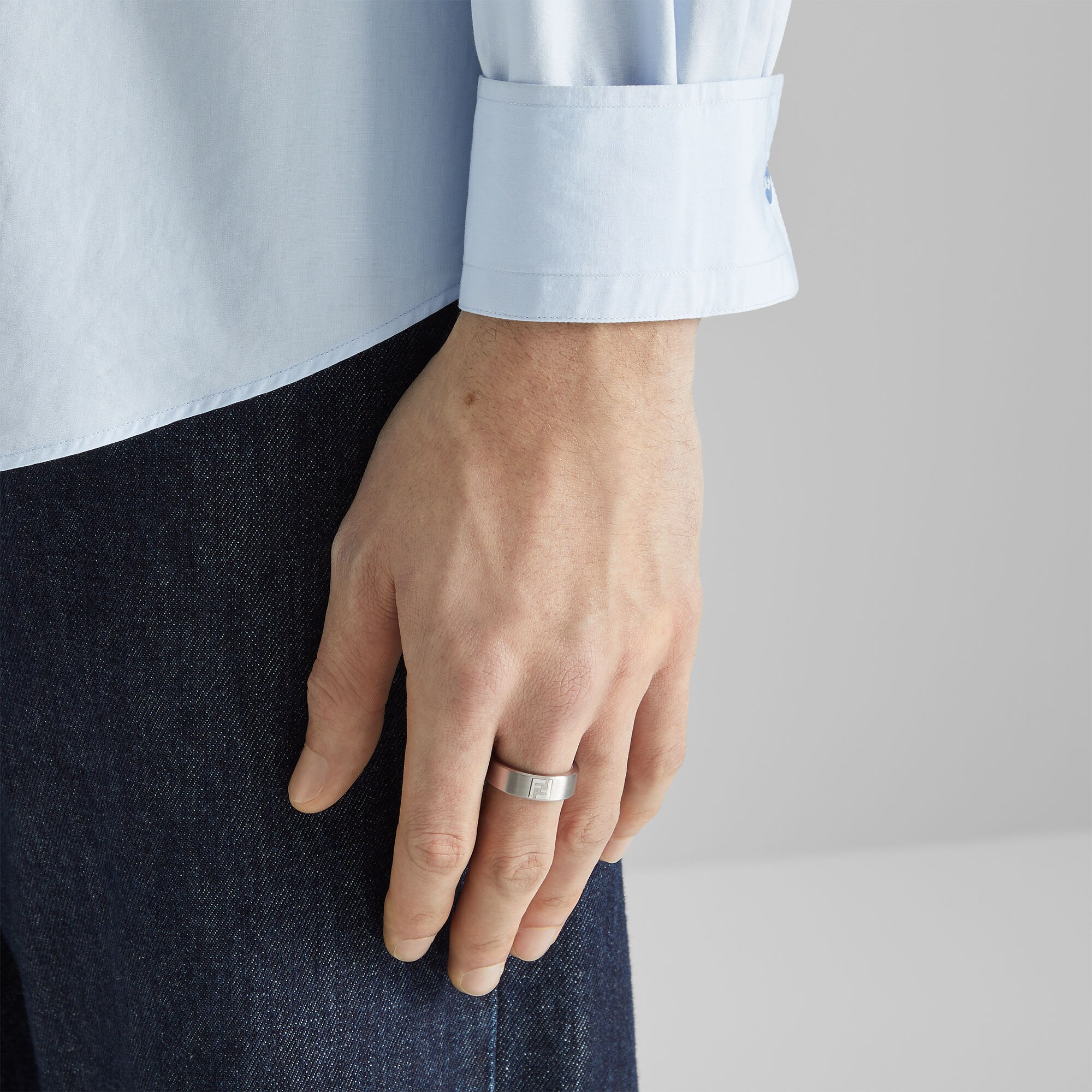FF Ring - Silver | FENDI US