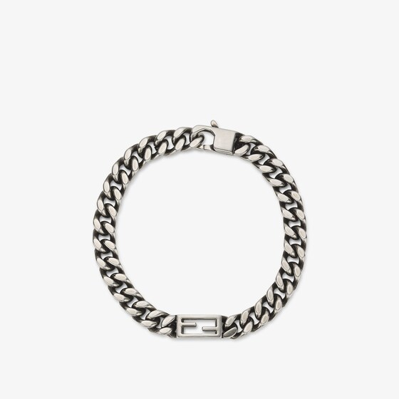 Fendi Tube bracelet, with curb-chain links and the iconic