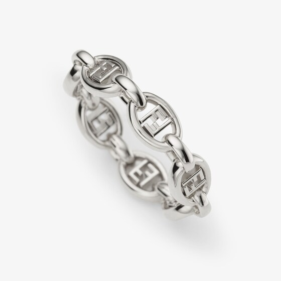 Fendi Ring with a rigid chain formed of oval elements decorated | Thumbnail 2