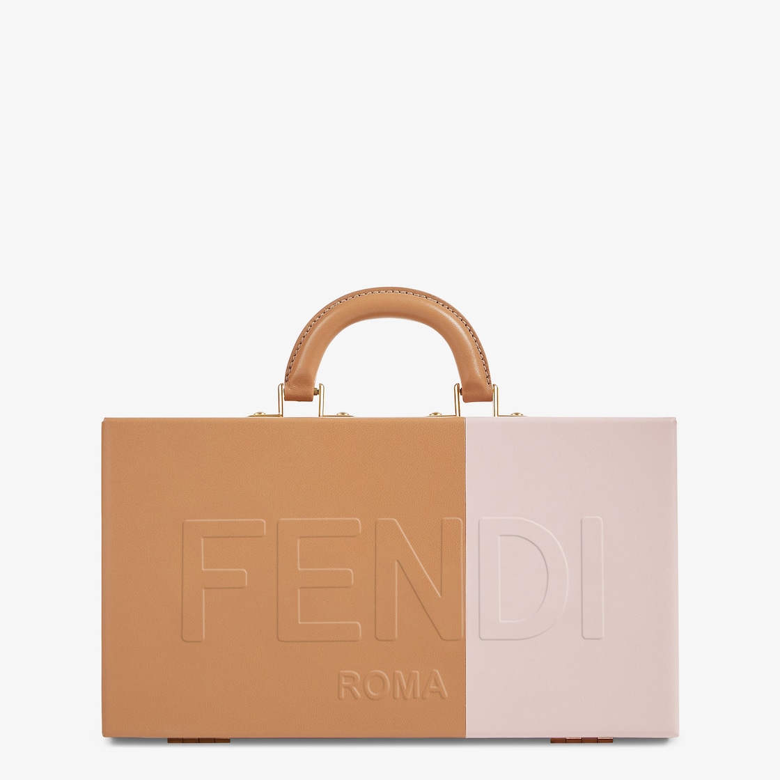 Набор для игры в нарды Fendi Roma маленького размера - Шкатулка для игры в  нарды из кожи наппа двух цветов | Fendi