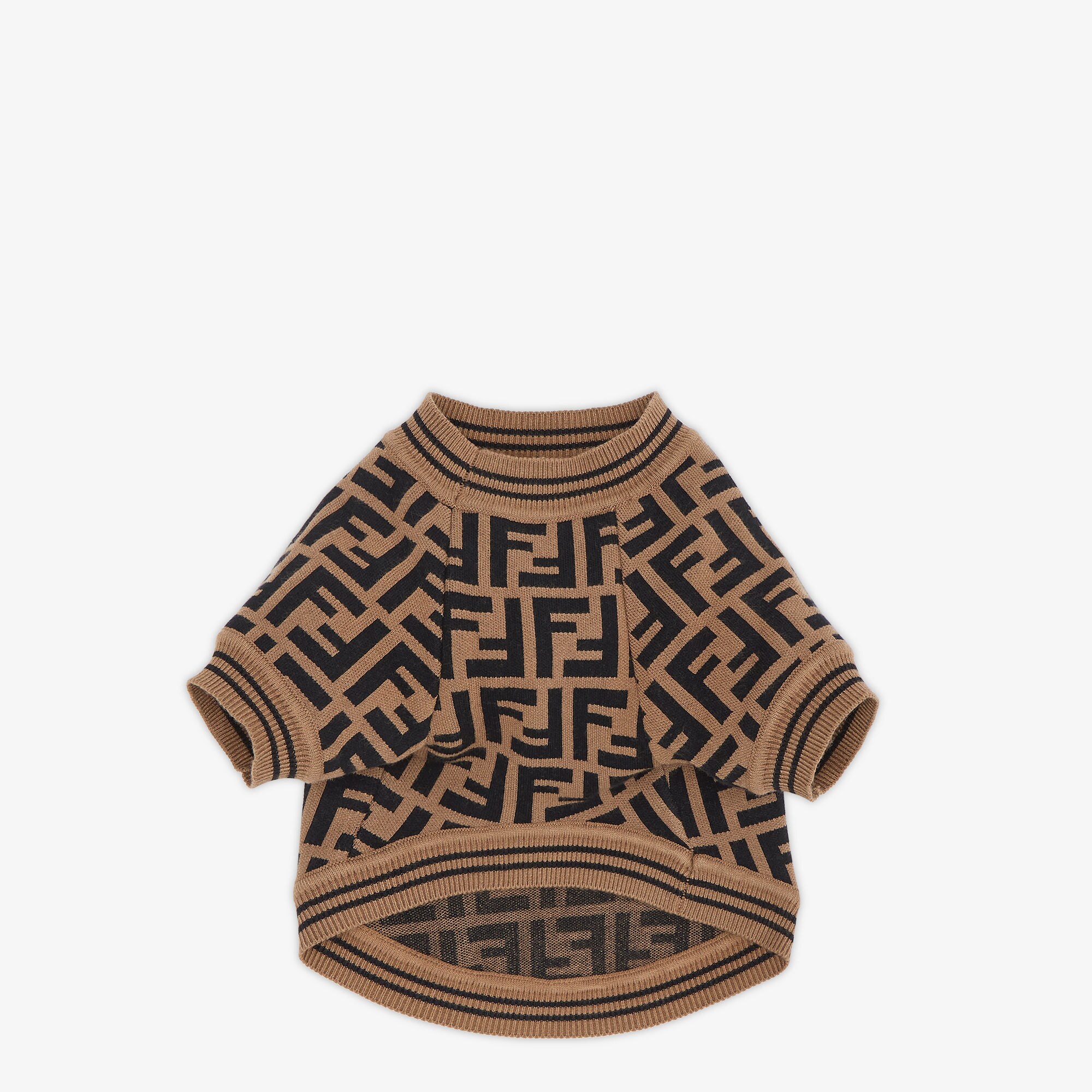 Pull pour chienPull en jersey marron