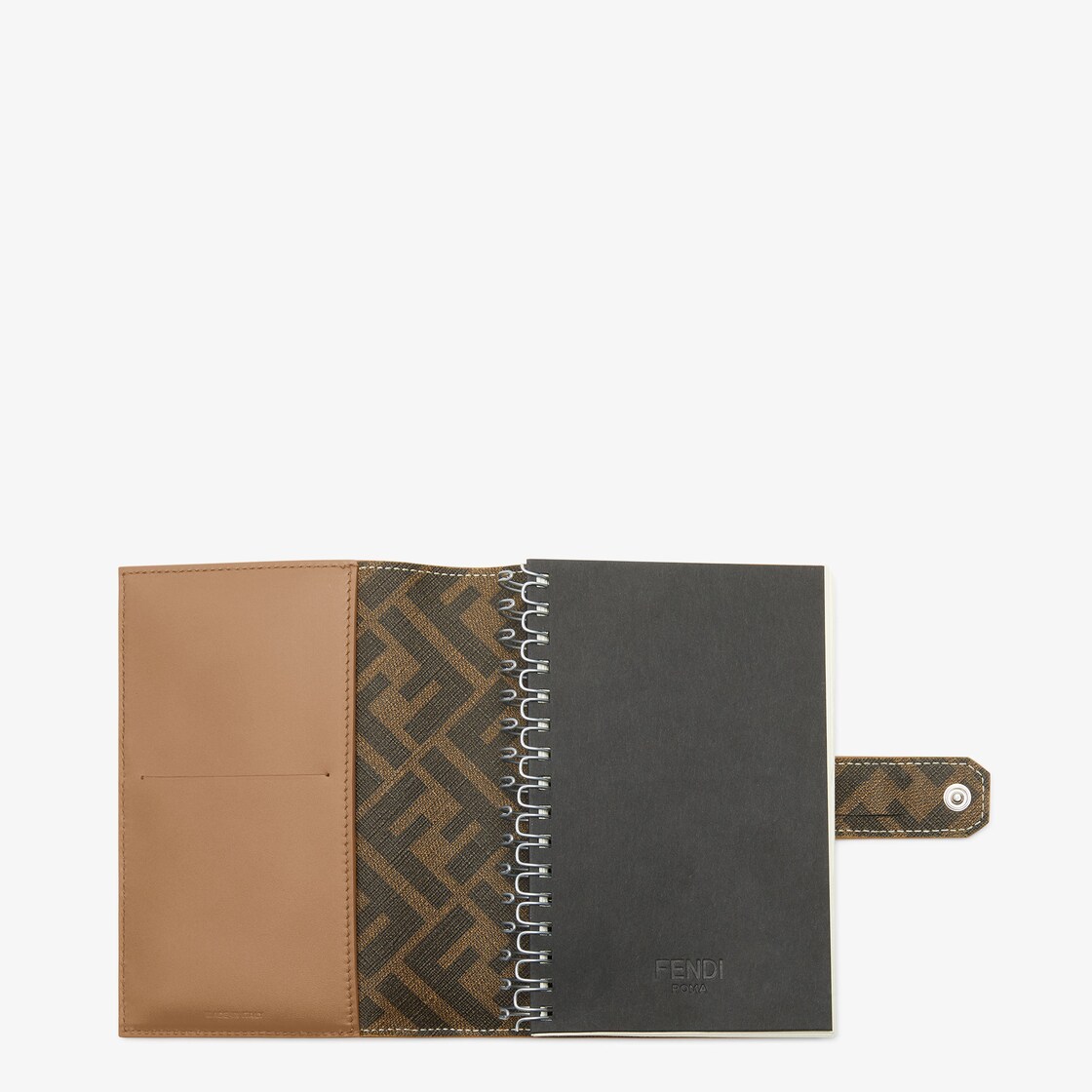 FF Notebook Leather Beige Fendi