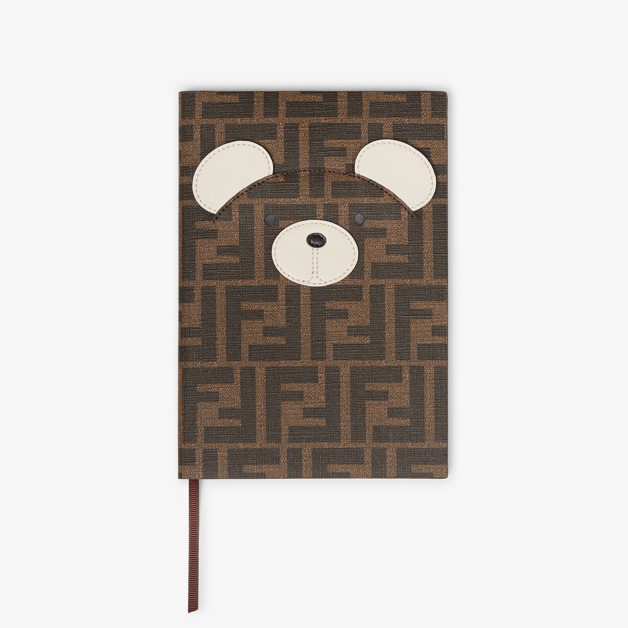 FFノート スモール ファブリック ブラウン | Fendi