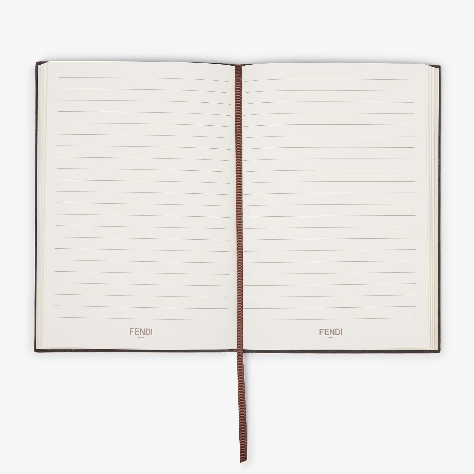 FFノート スモール ファブリック ブラウン | Fendi