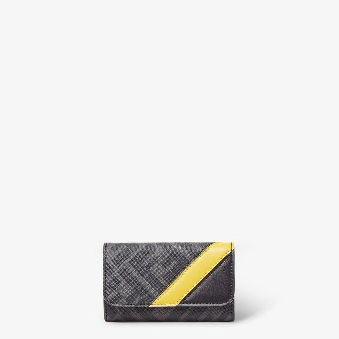 Key Ring - Gray fabric pouch | Fendi