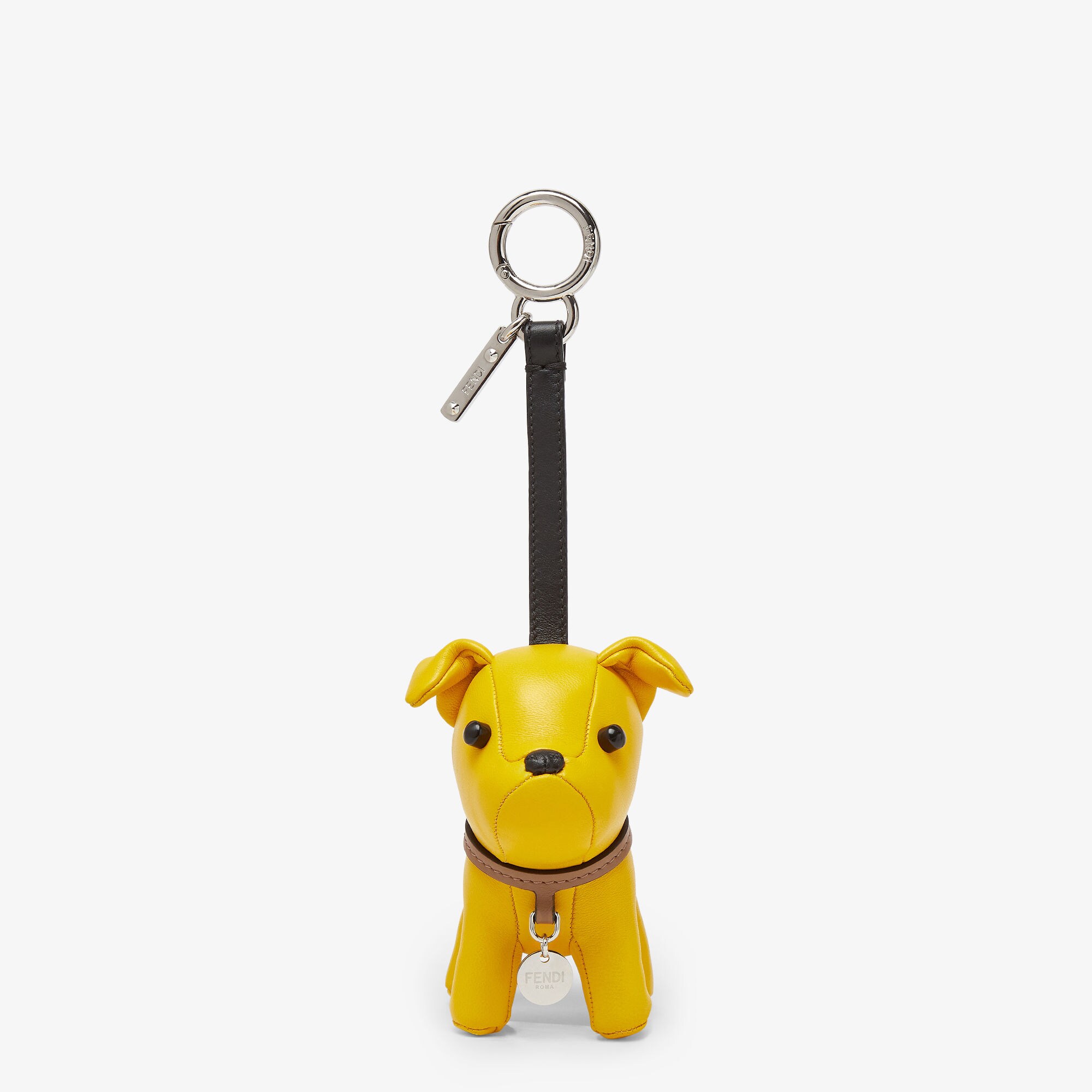 FENDI ファーとレザーのキーホルダー FENDI フェンディ キーホルダー チャーム モンスター ファー