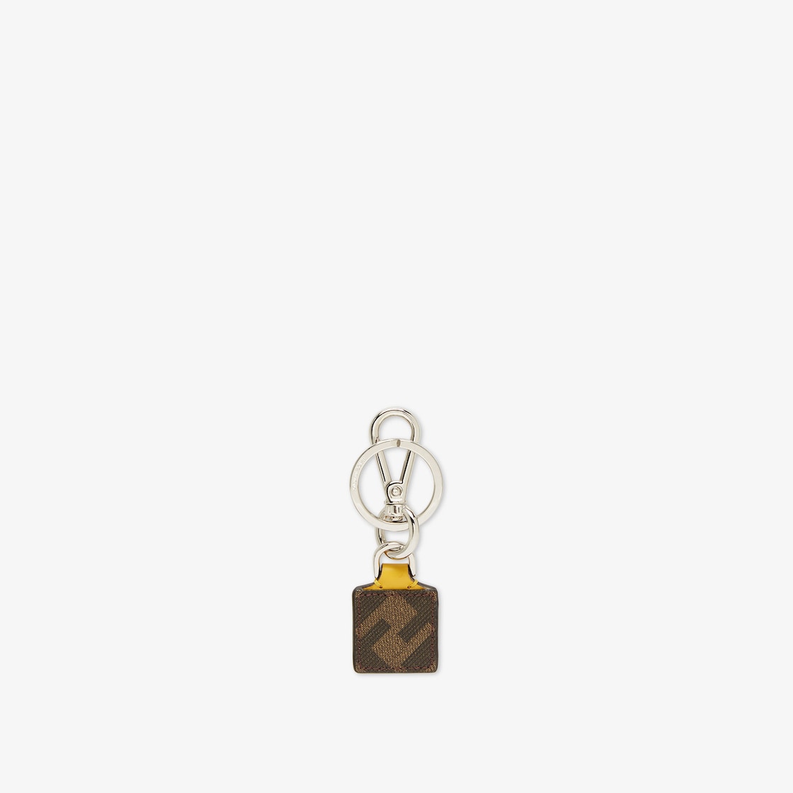 FF Squared Key Ring Leather Yellow - Image 2/3